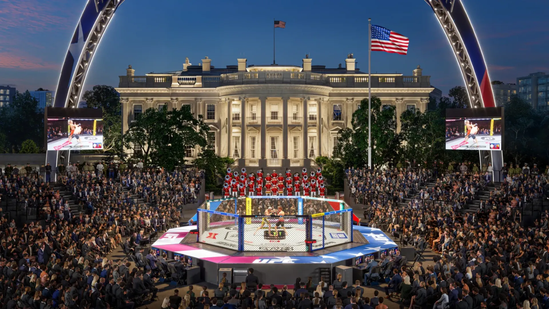 Blood on the South Lawn: How UFC Freedom 250 Turned the White House Into a Fight Arena