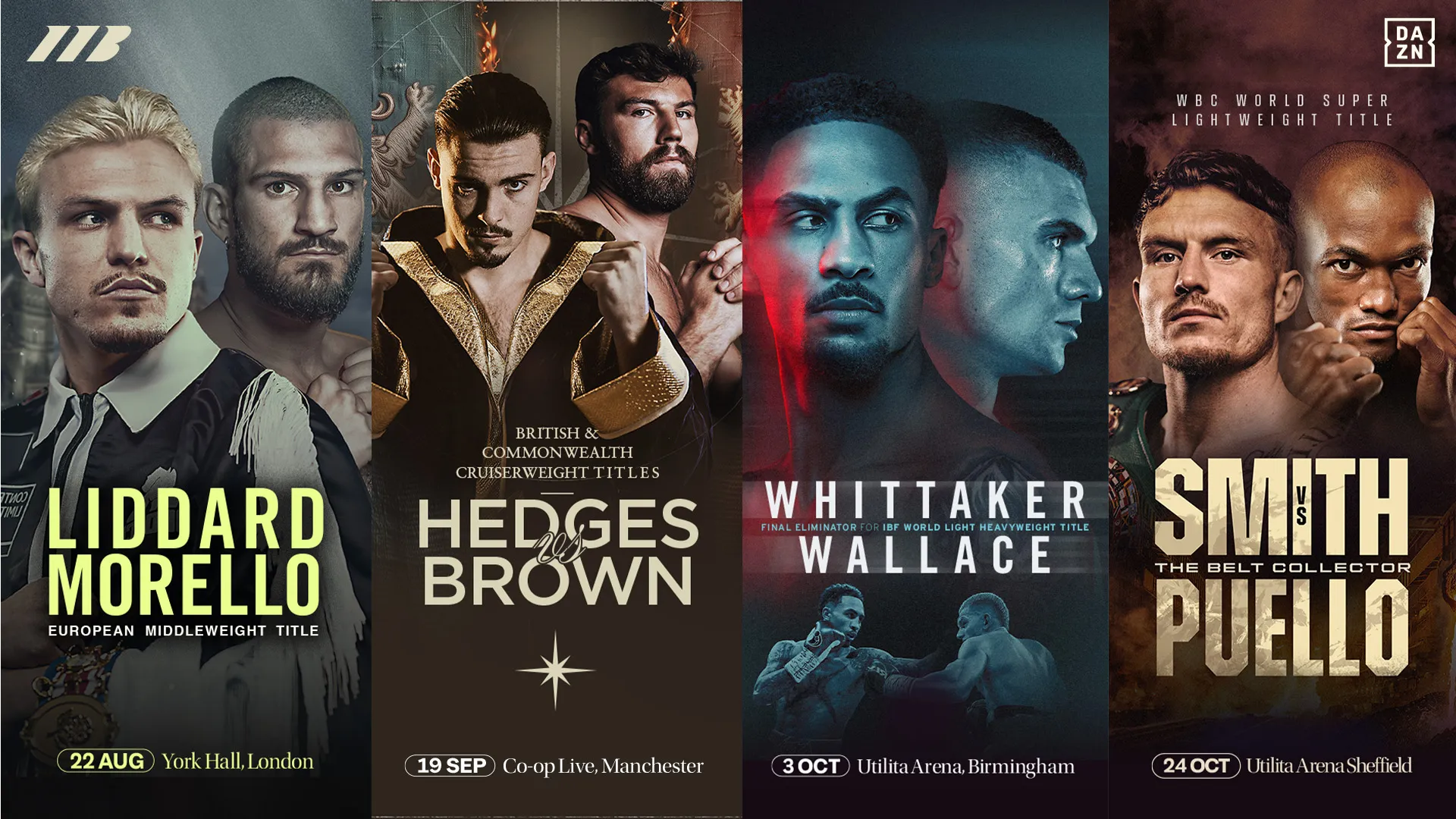 Ben Whittaker, Pat Brown, Dalton Smith and George Liddard headline Matchroom's autumn schedule