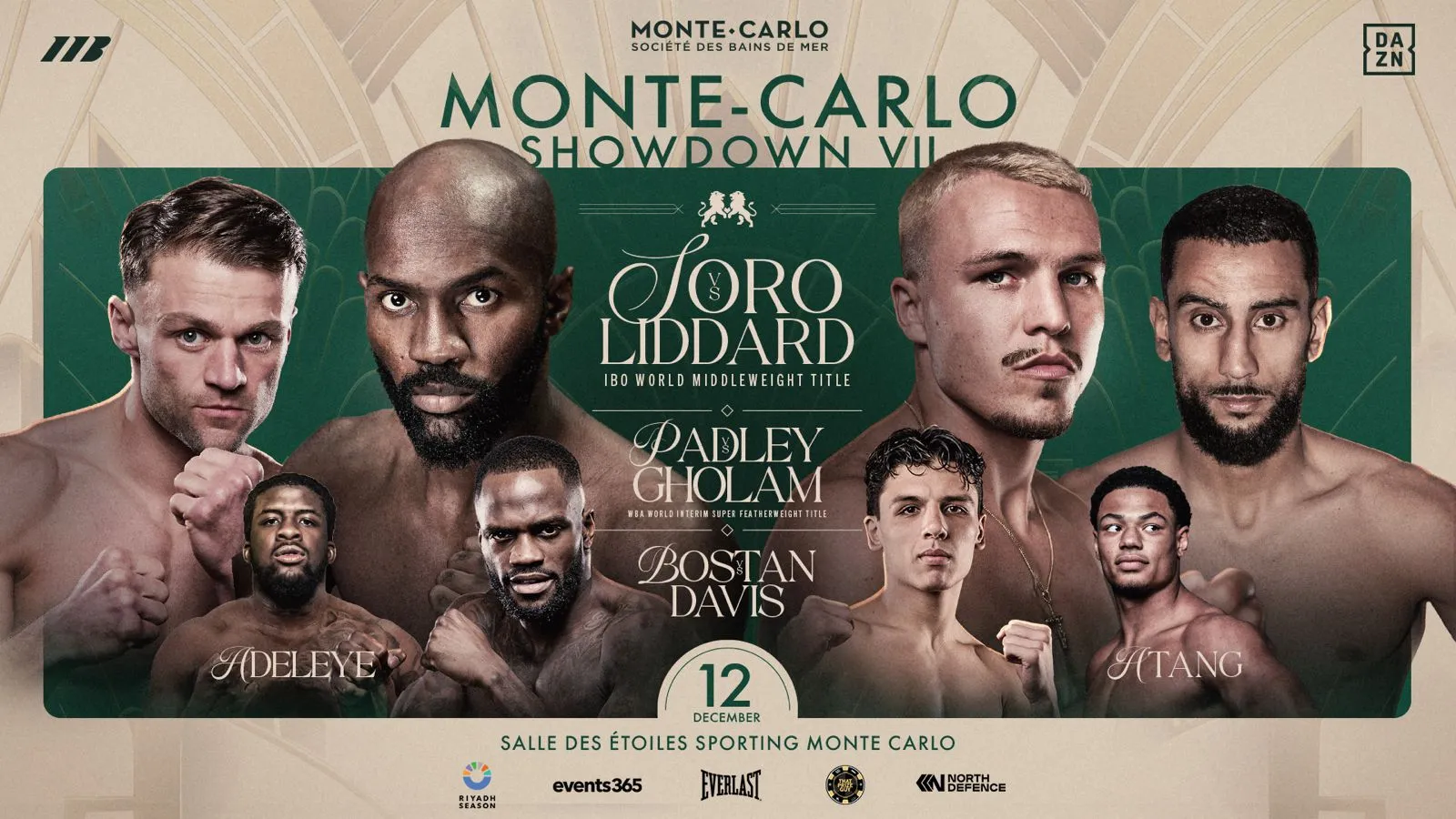 George Liddard to face Michel Soro for IBO world title at Matchroom's Monte-Carlo Showdown VII